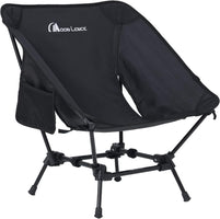 Camping Chairs, Compact Backpacking Chair Small Folding Chair Lawn Chair with Side Pockets Portable Lightweight for Hiking & Beach & Fishing