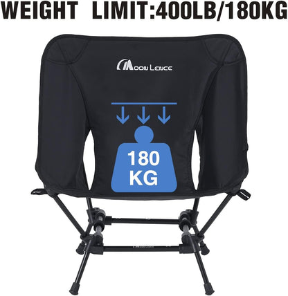 Camping Chairs, Compact Backpacking Chair Small Folding Chair Lawn Chair with Side Pockets Portable Lightweight for Hiking & Beach & Fishing