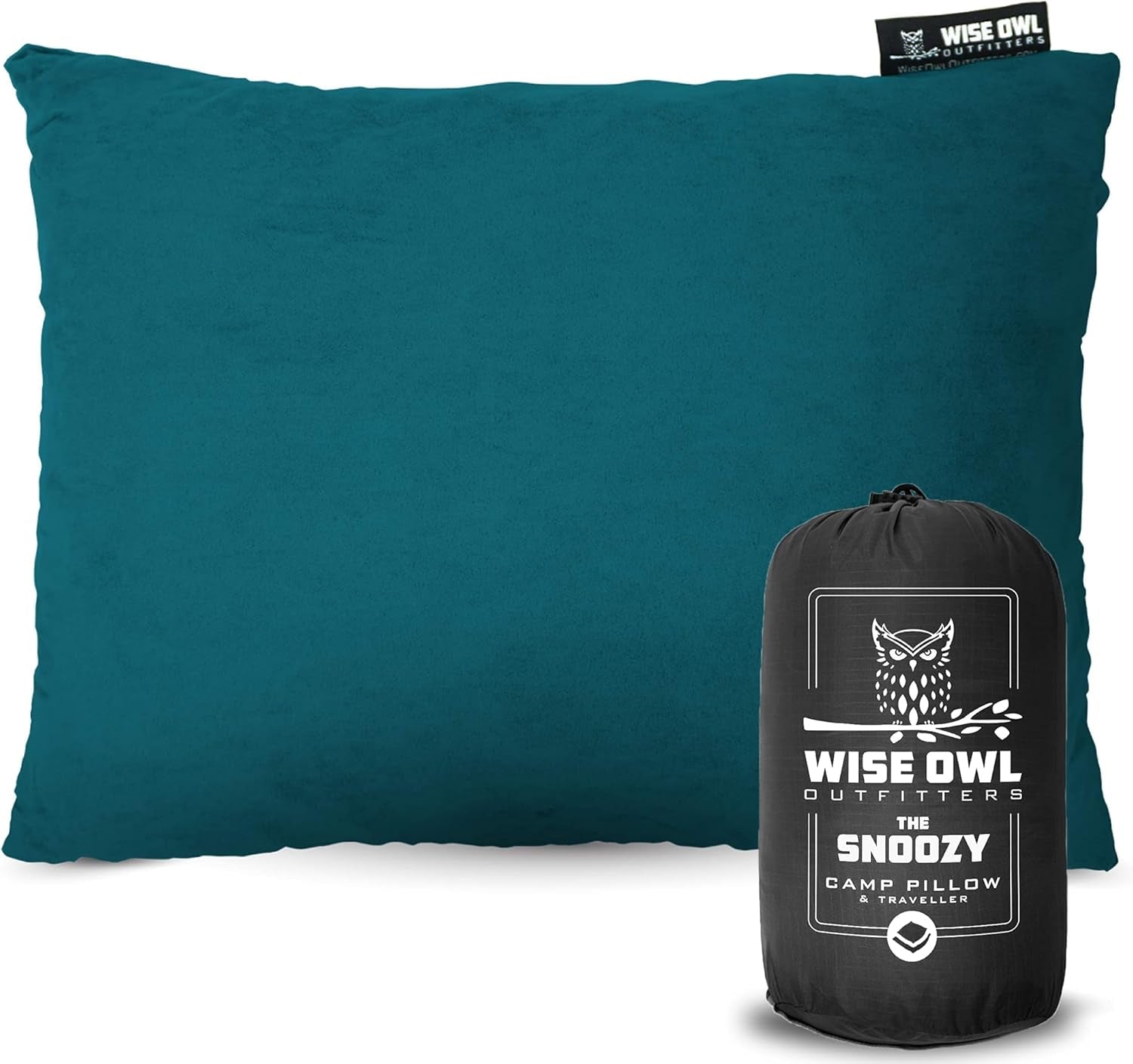 Camping Pillow - Camping Essentials and Travel Pillow for Airplanes, Camping, and Travel - Memory Foam Washable Pillow - Small/Medium